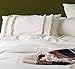 Flber US Fringed Sham Set Boho Cotton Pillow Covers,18.9in x29.1in,Set of 2