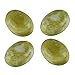 2pcs AAA Natural Peridot Green Lucky Jasper Oval Cabochon Flatback Gemstone Cabochons 20x15mm or 0.79