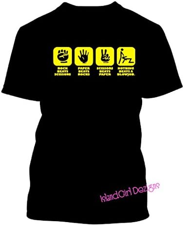 Rock, Paper, Scissors, Nothing Beats a Blowjob Mens Tshirt