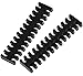 CRJ 24-Pin ATX Cable Comb For 3mm Sleeved Cables Black - Pack Of 2
