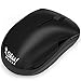 SHHHMOUSE – Wireless Silent Optical Mouse with USB Receiver and Batteries – Cordless, Portable, Quiet Click Mouse for PC, Laptop, Chromebook, Computer