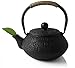 Hwagui - Chinese Cast Iron Teapot with Tea Infuser, Iron Tea Kettle Set, Benefit for Healthy(600ml/20oz)
