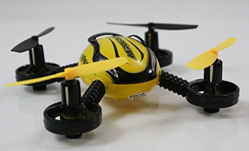 Mini QR-4 Aerocraft Quadrocopter Remote Control RC Drone, Yellow