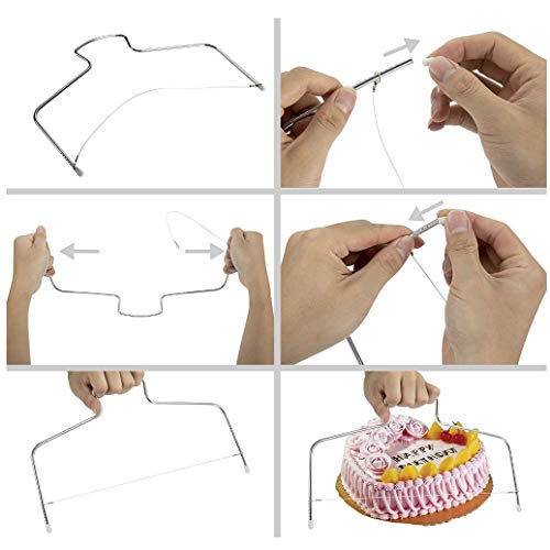 Cake Decorating Supplies 345 PCS Baking Set with Springform Cake Pans Set, Cake Decorating Kit, Cake Rotating Turntable, Icing Tips & Icing Bags, Cake Baking Supplies for Beginners.