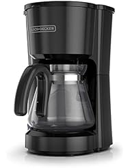 BLACK+DECKER CM0700B 5-Cup Coffee Maker, Compact Design