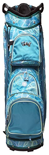 Glove It Women's Golf Bag Ladies 14 Way Golf Carry Bag - Golf Cart Bags for Women - Womens Lightweight Golf Travel Case - Easy Lift Handle - 2019 Aqua Leaf - Thumbnail 2