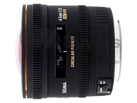 Sigma  mm f  EX DC HSM Fisheye Objetivo para Nikon