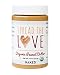 Spread The Love NAKED Organic Peanut Butter, 16 Ounce (Organic, All Natural, Vegan, Gluten-free, Creamy, Dry-Roasted, No added salt, No added sugar, No palm oil)