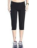 Hopgo Women's Quick Dry Outdoor Capri Pants Lightweight Cargo Pants Crop Hiking Pants
