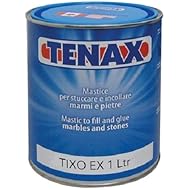 Tenax Tixo EX Knife Grade Transparent - 1 Liter. for Granite, Marble, Engineered Stone, Quartz, Quartzite, Stone