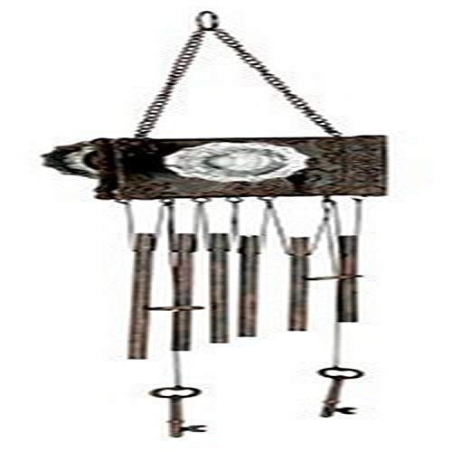 Red Carpet Studios Karen Penner Doorknob Wind Chimes with Vintage Door