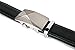 Squeple Mens Leather Belt Zinc Alloy Automatic Buckle 35MM Width Black Gift Box