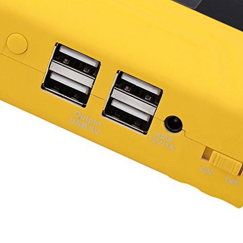 image for Water-chestnut Portable 68800mAh 4USB Auto Jump Starter Emergency Char