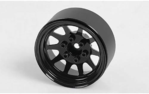 Rc4Wd Z-W0210 Oem Stamped Steel 1.9 Beadlock Wheels Black