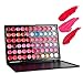FantasyDay Makeup Gift Pro Matte 66 Colors Cream Lip Gloss Makeup Palette Lipgloss Cosmetic Set Lip Contouring Kit