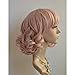 X&Y ANGEL New Kanekalon Short BOB Style Wavy Heat Resistant Kanekalon Hair Wig Pink K066