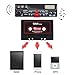 Eleshroom Universal Car Audio Travel Cassette Adapter, 3.5mm AUX Audio Music Cassette Tape Player Adapter MP3 Player Converter Compatible with Android Phones, iPad, MP3 Players (Black Red)