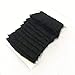 YEQIN 25mm Wide Cotton Fringe Tassel Trim 5 Yards (Black)