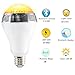 NINISEI Bluetooth Speaker Light Bulb,Smart Light,E27 6W Thousands of Light Colors,Support For Iphone, Android Phone. Party Lighting.