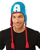 Marvel Rubie's Adult Universe Captain America Fleece Hat, Multi, One Size