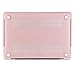MOSISO Plastic Hard Case & Keyboard Cover & Screen Protector & Storage Bag Compatible Newest MacBook Pro 13 Inch, Pure Pink