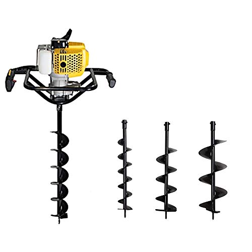 TEXAS EA5300 Erdlochbohrer | Inkl. 3 Bohrer | 1400 Watt Leistung | 2-Takt Benzinmotor