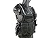 MetalTac Airsoft Cross Draw Tactical Vest with 9 Pockets and Pistol Holster
