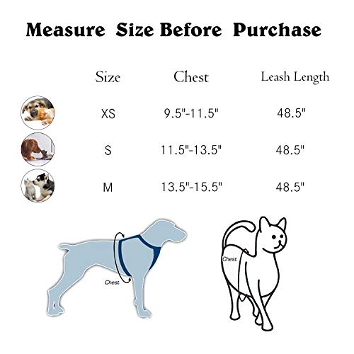 Kamots Beauty Escape Proof Cat Harness and Leash for Walking Adjustable Soft Mesh Pet Vest with Lead for Kitten Puppy Rabbit -(GridPink,S)