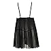Grebrafan Women's Sexy Lingerie lace Sleepwear Babydoll v-String Miniskirt
