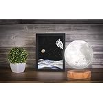 41jvgBd3fjL. SS150 VGAzer-Levitating-Moon-LampFloating-and-Spinning-in-Air-Freely-with-3D-Printing-LED-Moon-Lamp-Has-3-Colors-ModesYEWHChange-from-WH-to-YE-for-Unique-GiftsRoom-DecorNight-LightOffice-Desk-Toys