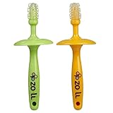 ZoLi GUMMY STICKS Gum Massager, Green/Orange, Set of 2