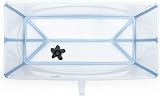 Stokke Flexi Bath Standard Newborn Support Ocean Blue Foldable view 4
