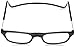 CliC Original Adjustable Front Magnetic Connect Reading Glasses Long Black +1.50
