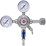 Kegco KC LH-542 Draft Beer Regulator, Chrome