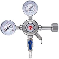 Kegco KC LH-542 Draft Beer Regulator, Chrome