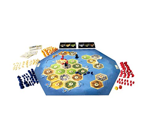 SuperHeated Neurons Catan Seafarers | 3-4 Players | Official Version | English and Arabic Language | Family Game For Ages 10+ | Board Game - Strategy | Original - Made In Germany