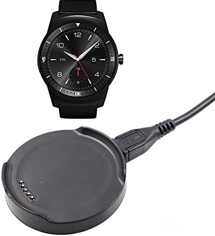Monoy® Charger Charging Cradle Dock Desktop Holder Adapter for LG G Watch R, W110 Smart Watch (LG G Watch R [W110])