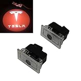 Grolish Easy installtion Logo Door Courtesy Welcome Light Laser Emblem car door light for TESLA MOEDL S MOEDL X MOEDL 3