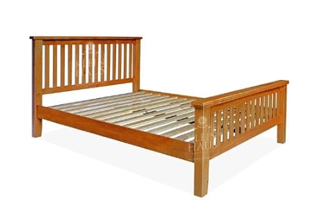 Oak Furniture Oak Bed 5ft King Size High End Bed
