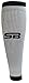 SB SOX Compression Calf Sleeves (20-30mmHg) for Men & Women - Perfect Option to Our Compression Socks - For Running, Shin Splint, Medical, Travel, Nursing, Cycling, and Leg Pain (Gray/Black, Large)