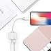 Headphone Adaptor for iPhone Besmon Converter Adapter Charger Adapter Cable with 3.5mm Dongle Earphone Aux Audio & Charge Compatible for iPhoneXR/XS/XS MAX/X/7/7P/8/8P/11/11pro (White)