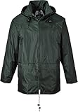 Portwest Men's Classic Rain Jacket M (Chest 40-41in) - Olive
