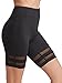 SweatyRocks Women's Mesh Panel Biker Legging Shorts Yoga Gym Workout Shorts