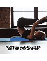 Yogu   Alfombrilla para abdominales y ejercicios con o sin almohadilla de protección de hueso de cola, alfombrilla de entrenamiento abdominal para una gama completa de ejercicios de movimiento abdominal
