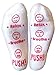 Haute Soiree Labor and Delivery Socks - Funny Push Gift for New Mom to Be (Relax, Breathe, Push)