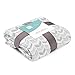 aden + anais Tea Collection Dream Blanket, 100% Cotton Muslin, 4 Layer lightweight and breathable, Large 47 X 47 inch, Savanna Animals