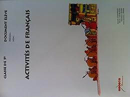 Activités de français, classe de 5e