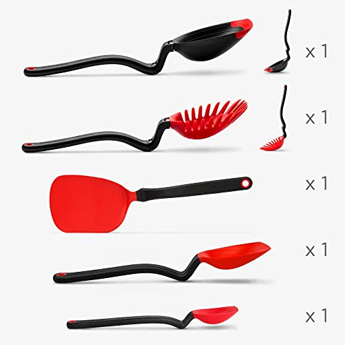 Dreamfarm Set of the Best NonScratch Kitchen Utensils Set Silicone