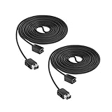 NES Classic Controller Extension Cable 3M/10ft (2-Pack) Wiiu Controller Extension Cable.Extension Cord Extender for Nintendo Super NES Classic Edition (2017) and Mini NES Classic Edition Controller