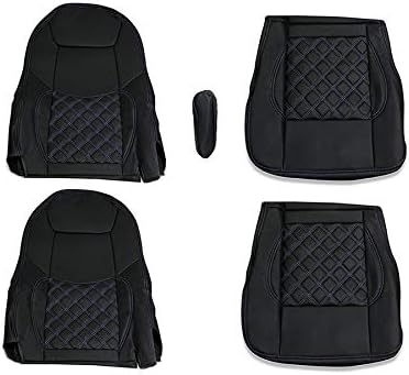 New スーパーグレート シートカバー フロント 運転席 助手席 セット キルティング ブルーキルト Zero